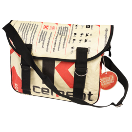 Rex London recycled cement zak koerier tas