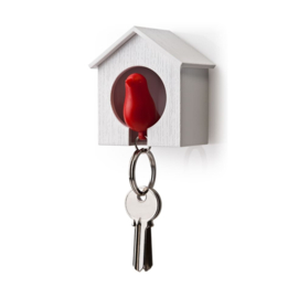 Qualy sparrow keyholder red