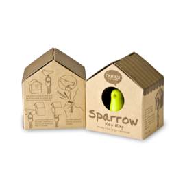 Qualy sparrow keyholder groen