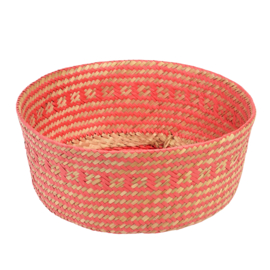 Rex London seagrass coral basket small