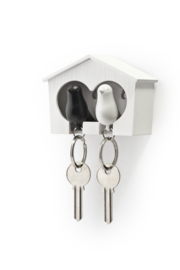 sparrow keyholder duo wit/zwart