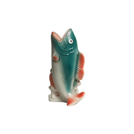 Kitsch Kitchen Fish candle holder - green