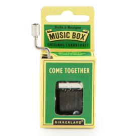 Kikkerland crank music box Come together