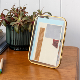 Rex London staand brass fotoframe 13x18 cm