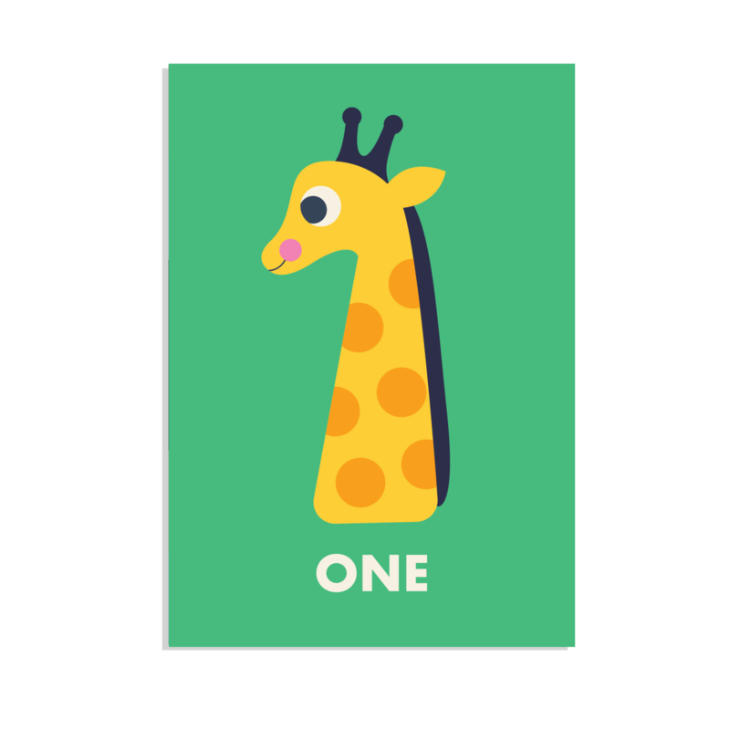 Rex London kaart Giraf 1 jaar
