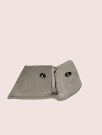 Beige leren schoudertasje Lieve mt S