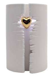 Keramische urn met LED verlichting