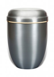 Aluminium urn met band