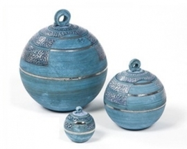 Precious Ceramic Circles electric blue