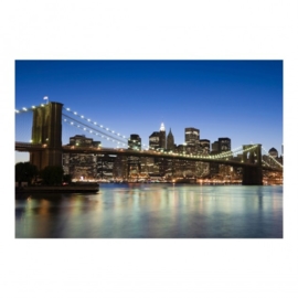 Vlies Fotobehang; Brooklyn Bridge in New York City (vanaf)