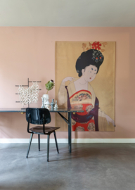 Wandkleed Geisha 130 x 185 cm