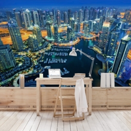 Vlies Fotobehang; Dubai Marina (vanaf)