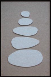 Feltro Acustico 009 B Stacked Ovals