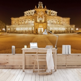 Vlies Fotobehang; Dresden Opera House (vanaf)