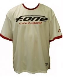 F.One MX waterproof wet-shirt wit/rood