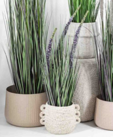 Kunstplant siergras lavendel 80cm