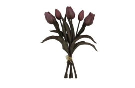 Tulp Boeket Donker Roze