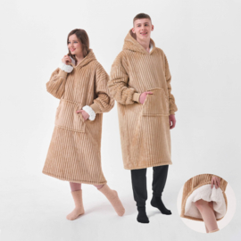 Oversized Hoodie taupe
