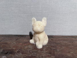 Amberblok Hondje - White Musk