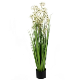 Kunstplant gras allium