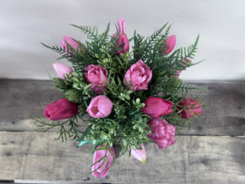 Stel zelf een groot tulpenboeket samen
