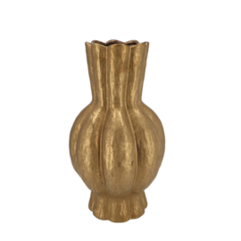 gold high vase