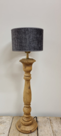 Cilinder Lampenkap grijs 0031035
