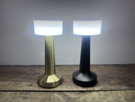 Gouden Tafellamp - Oplaadbaar - Draadloos - Met Touch Sensor