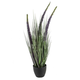 Kunstplant siergras lavendel 80cm
