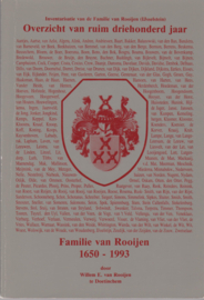 Familie van Rooijen 1650 - 1993 - Willem E van Rooijen