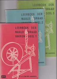 Leerboek der naald & draad vakken - 3 delen - H. v.d. Laan-Bosch