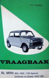 Vraagbaak bl mini 850 1000 enz 1976-1981 - P. Olving