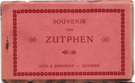 Souvenir van Zutphen - boekje met 8 anischtkaarten