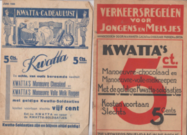 Reclame-folder Kwatta uit 1930