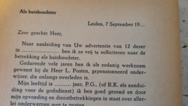 Hoe schrijf ik mijn brieven? W.Blom (ca. 1940)+ QUINK inktflesje + kroontjespen.