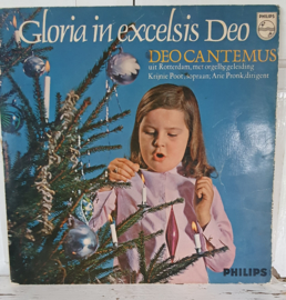 Oude Nostalgische KERST LP(demo)  uit de jaren 50: GLORIA IN EXCELSIS DEO. Kinderkoor DEO CANTEMUS, olv Arie Pronk