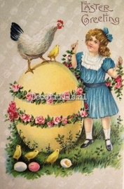 Paaskaart - Easter postcard 67