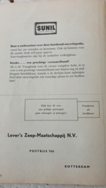 voor 3 SUNIL merkjes: VRAAGBAAK voor de vrouw! Deel 4. 1960