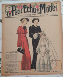 Uit 1936! tijdschrift Le Petit ECHO de la MODE. Met o.a. communiejurkjes