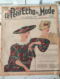 tijdschrift Le Petit ECHO de la MODE: 28 Juni 1936