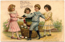 Paaskaart - Easter postcard 80