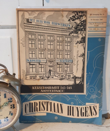 Vakblad voor Uurwerkers: CHRISTIAAN HUYGENS, Het huis voor uurwerken Uitgave 18 October 1947