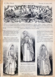 Nostalgische poster A4 - La mode Illustree 1891