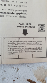 voor 3 SUNIL merkjes: VRAAGBAAK voor de vrouw! Deel 4. 1960