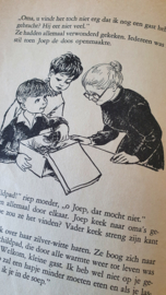 Nostalgisch plaatje: Boekje 1967 'Kerstmis bij Opa en Oma (Nans v. Leeuwen)  + rode metalen blaker