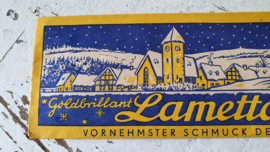 Oude verpakking LAMETTA - Goldbrillant LAUSCHA