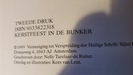 Uit 1989: Kerstboekje: KERSTFEEST IN DE BUNKER. Nelly Tazelaar - de Ruiter