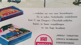 Oud groot tijdschrift KERSTBOEK 1955, met prachtige oude advertenties! Spaarnestad