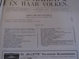 TIJDSCHRIFT: DE AARDE EN HAAR VOLKEN, Mei 1916 .Uitgave van H.D. Tjeenk Willink & Zn