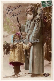 Poster A4 met sfeervolle, nostalgische kerstafbeelding